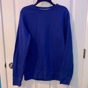 Mens Nike royal blue sweatshirt; size XS